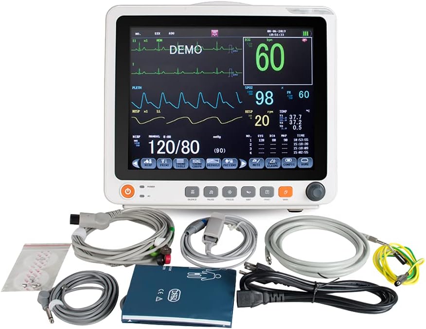 Ovovo Portable 12 inch Large Screen 6 Parameter Monitor Rechargeable Machine, 4-9D Delivery