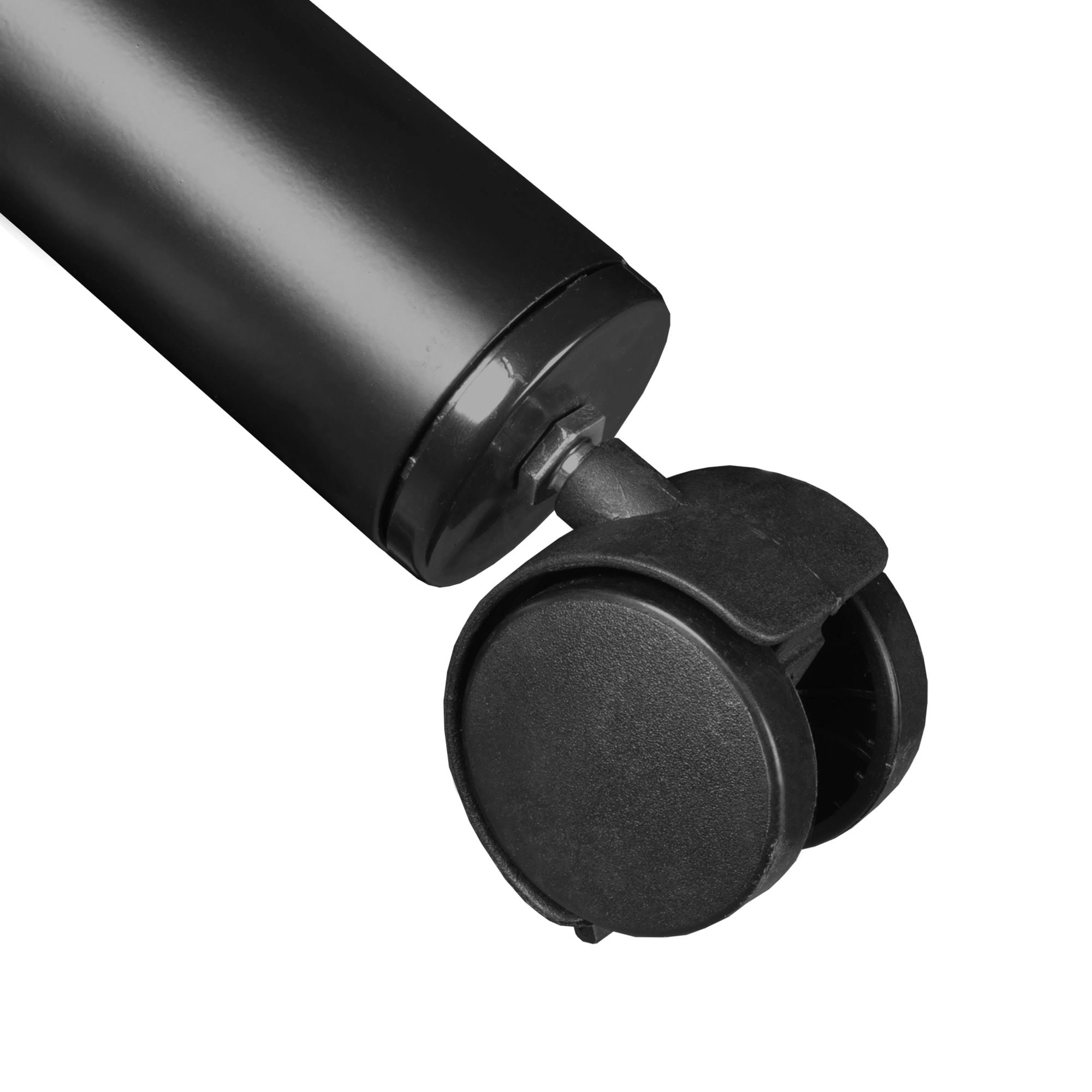 Regency Kee 42x22 Square Mobile Breakroom Table- Grey/ Black