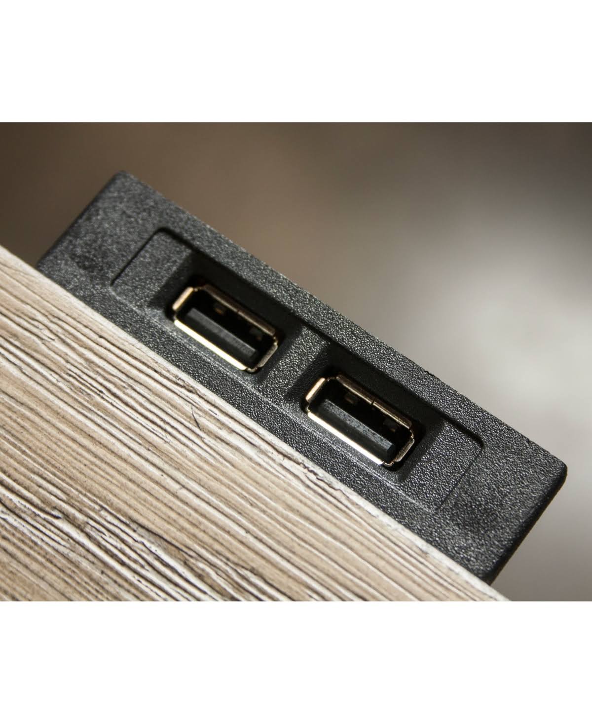 Parker USB Power Outlet Nightstand, Created for Macy&s