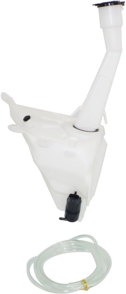 Evan-Fischer Windshield Washer Tank compatible with Tacoma 01-04 Assy W/Pump Inlet Cap Sensor Hole