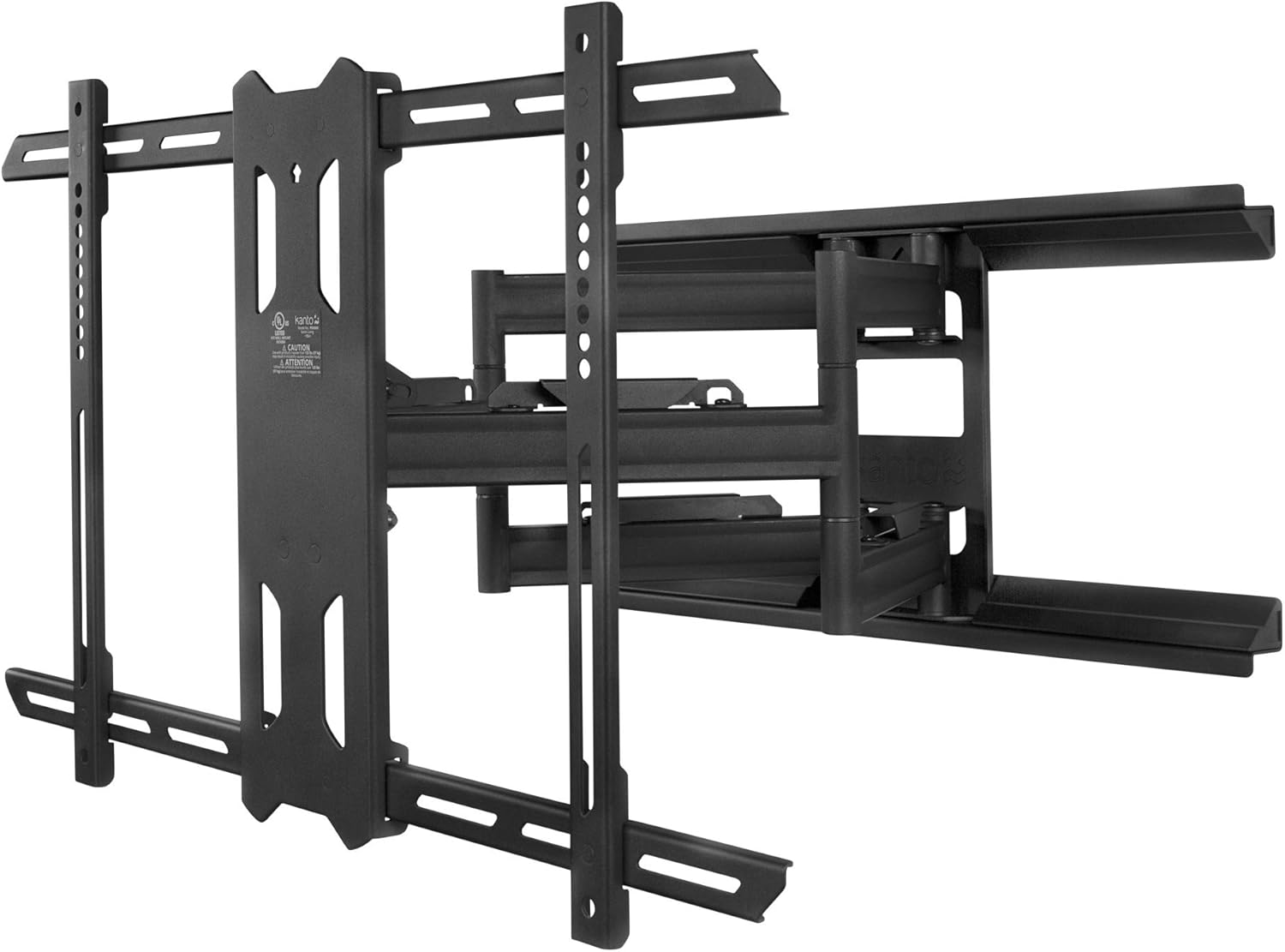Kanto Full Motion Flat Panel TV Mount, Black (PX600)
