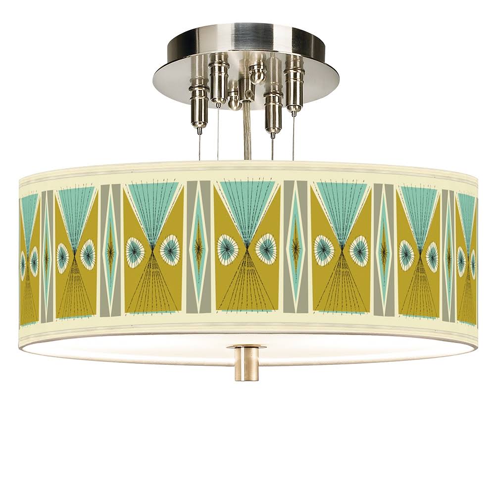 Ragnar Vernaculis III Giclee 14x22 Wide Ceiling Light