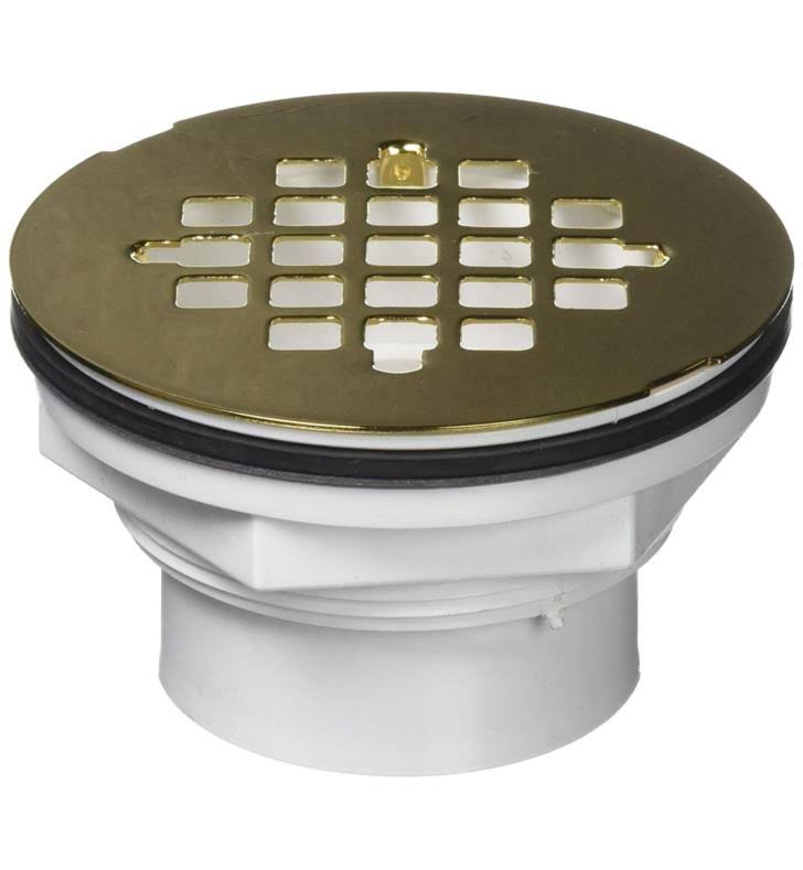 Jaclo 86560-SB No Caulk Shower Drain - Satin Brass
