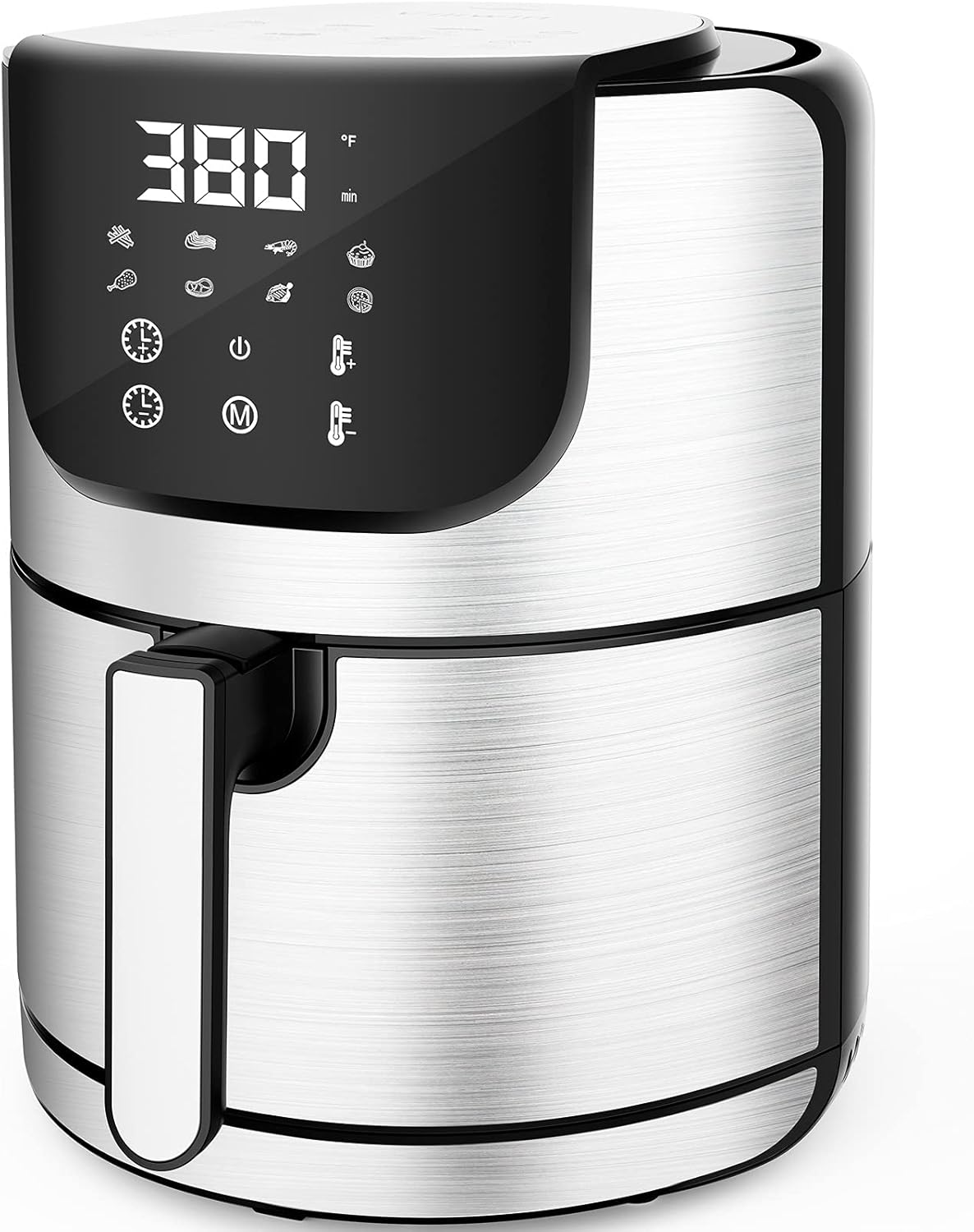 Air Fryer, Large Air Fryer 5.8QT Touch Screen with 8 Presets Menus Air Fryers with Nonstick Detachable Basket Freidora de Aire Auto Shut Off Viliwin Blue Air Fryer