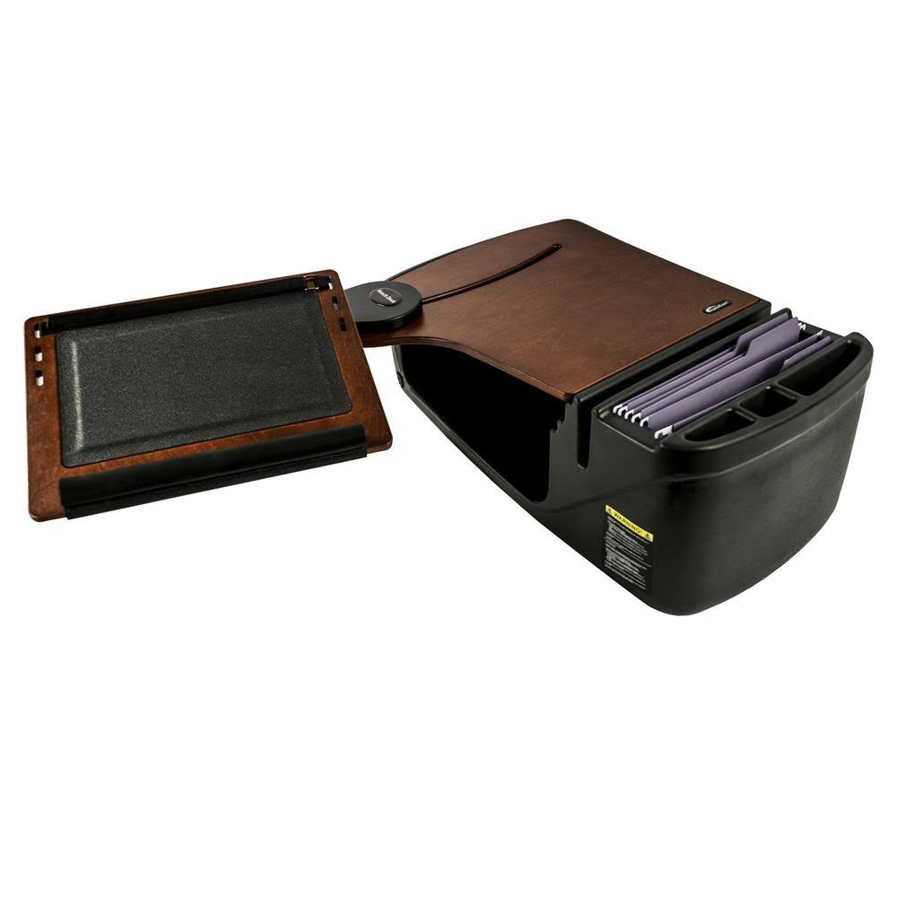 AutoExec Reach Desk Front Seat Mahogany
