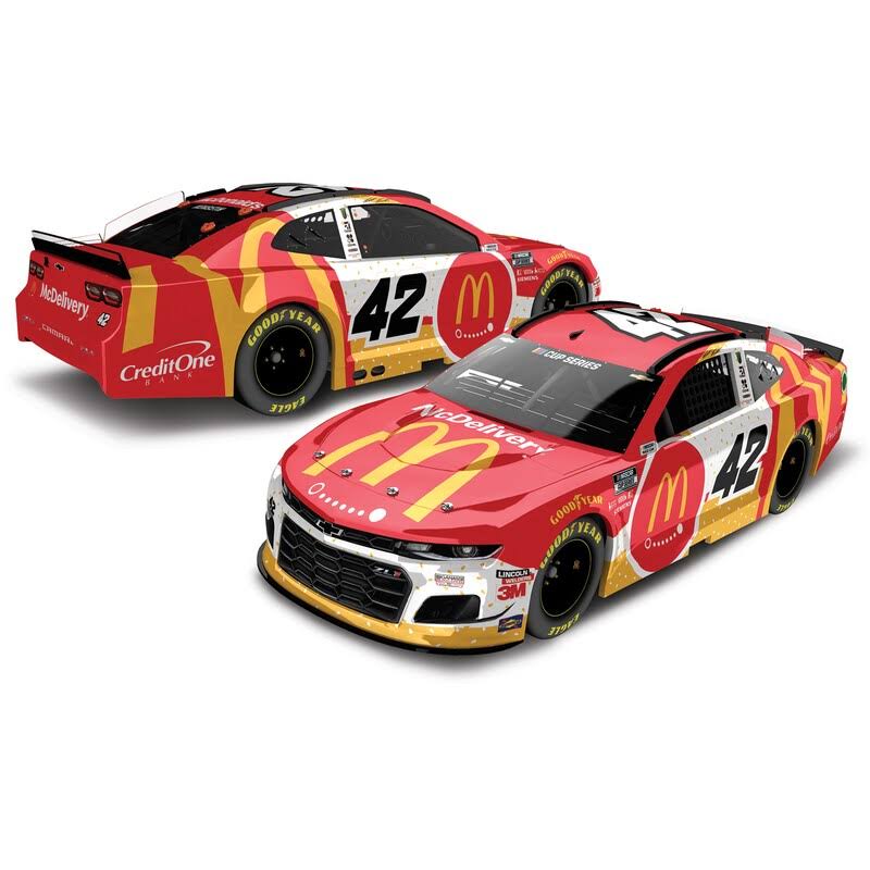Action Racing Matt Kenseth 2020 #42 McDonald&s 1:24 All-Star Paint Die-Cast Chevrolet Camaro ZL1 1LE