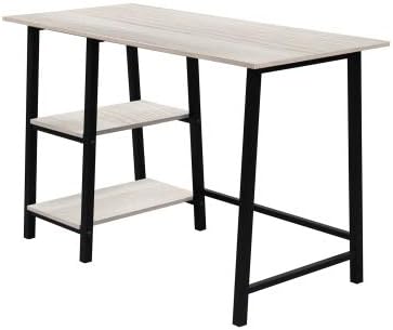 Metal Frame Home Office Desk/Computer Desk with Wood Surface