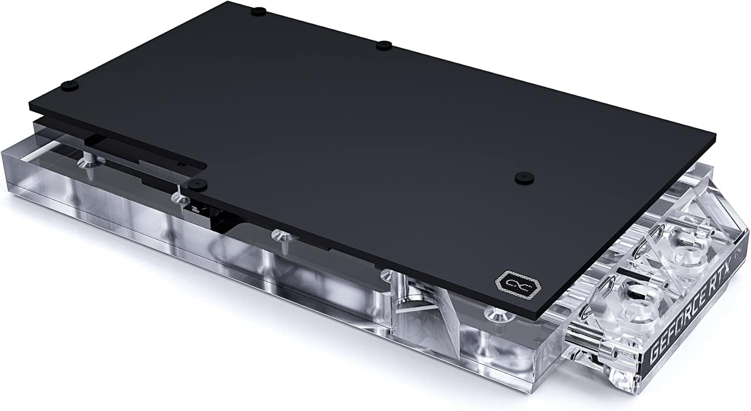 Alphacool Eisblock Aurora GPX-N GPU Water Block with Backplate, RTX 3090 Founders Edition, Plexi
