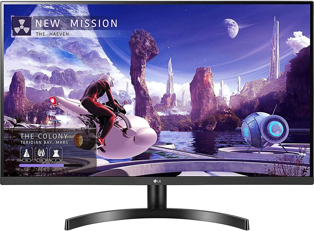 LG 27QN600-B 27 inch QHD 2560x1440 IPS Monitor with AMD FreeSync, HDR10 2 Pack