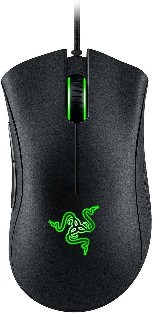 Razer DeathAdder Chroma - Multi-Color Ergonomic Gaming Mouse - 10,000 DPI Sensor - Comfortable Grip - World's Most Popular Gaming Mouse Pack of 2