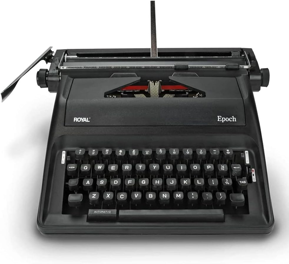 Manual Typewriter black