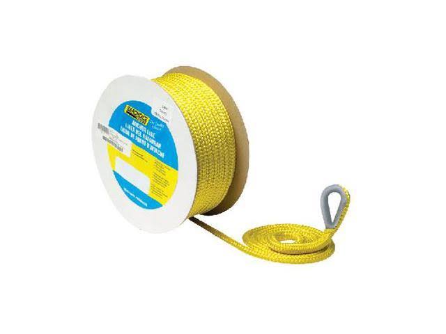 Seachoice Double-Braid Nylon Anchor Line, Black 42281