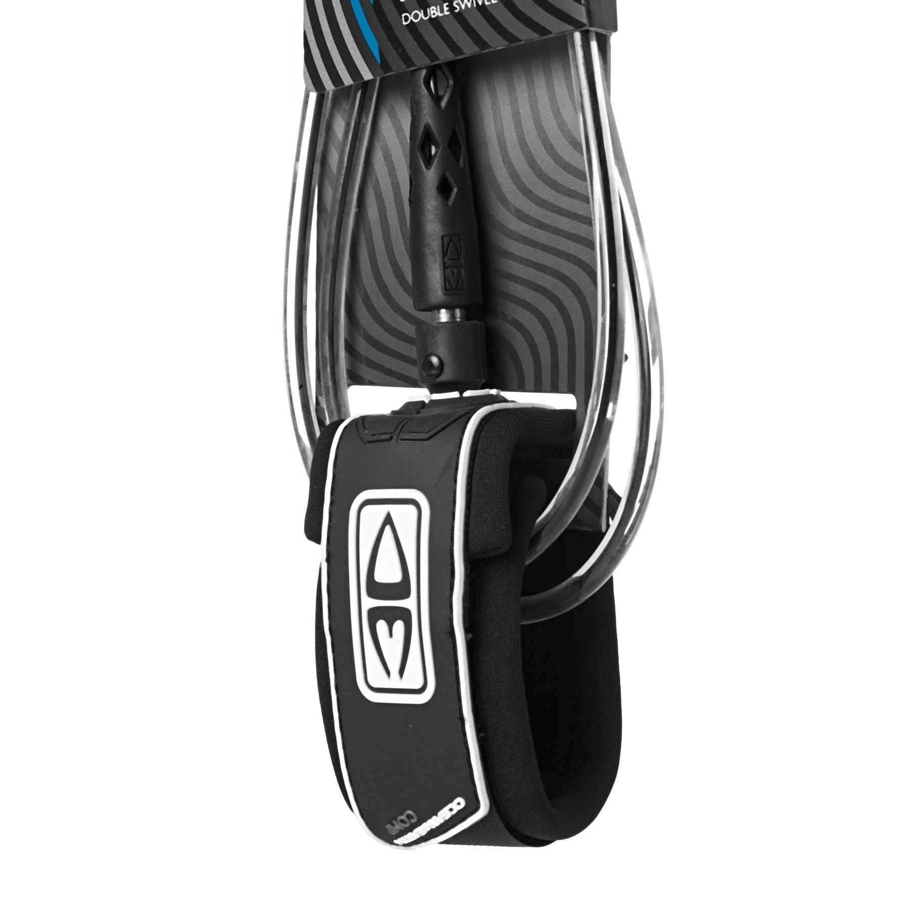 Ocean and Earth Regular Comp Moulded Surf Leash - Black