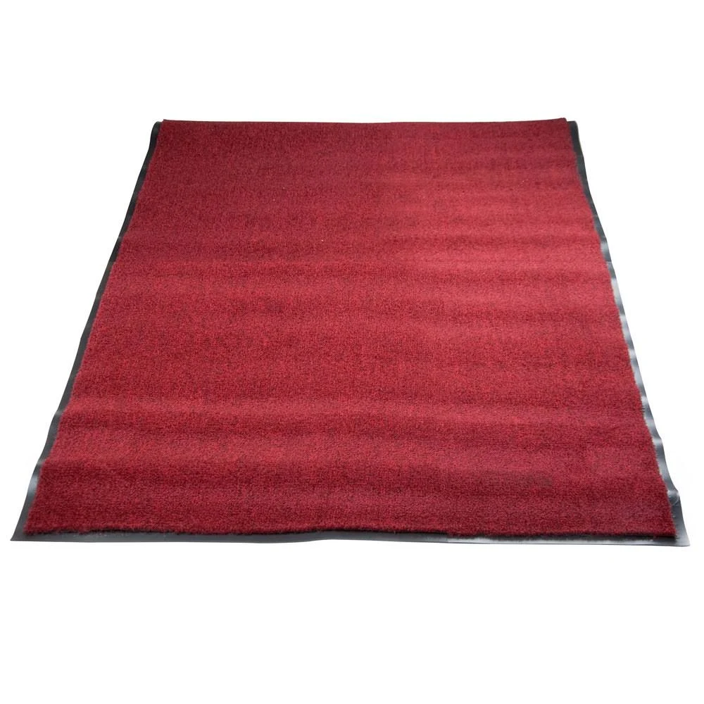 Cactus Mat 1462M-R31 Catalina Premium-Duty 3& x 10& Red Olefin Carpet Entrance Floor Mat - 3/8x22 Thick