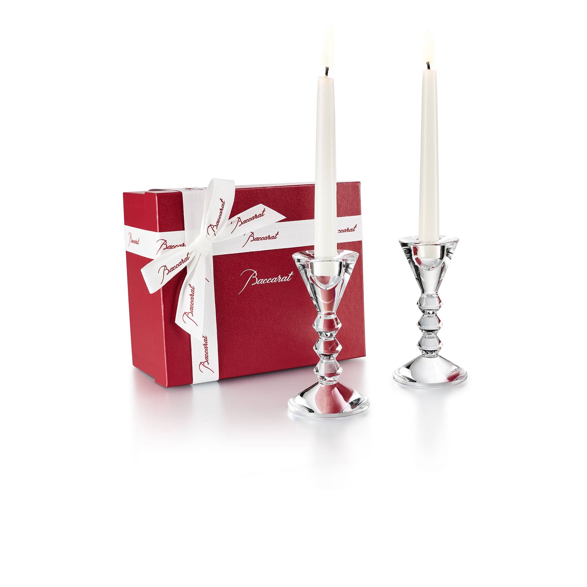 Baccarat Vega Candlesticks, Set of 2