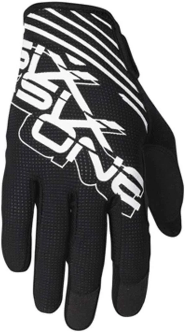 SixSixOne Raji Gloves, Black/White / S (8)