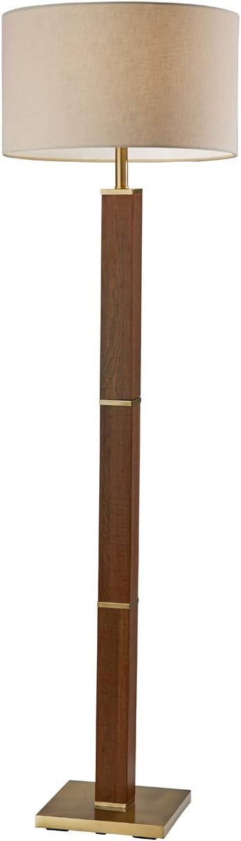 Adesso 3498-01 Kona Floor Lamp, Black