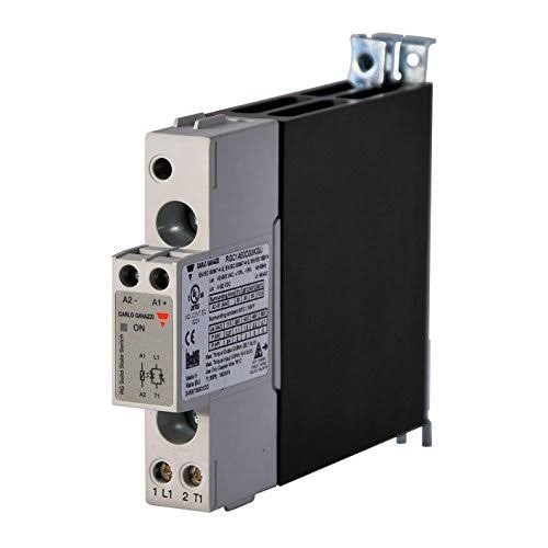Carlo Gavazzi RGC1A60D30KGU Solid State RELAY and Contactor, 22.5 mm Width, Maximum 30 Amp AC SWITCHING, Up to 5 HP Rated, 3-32
