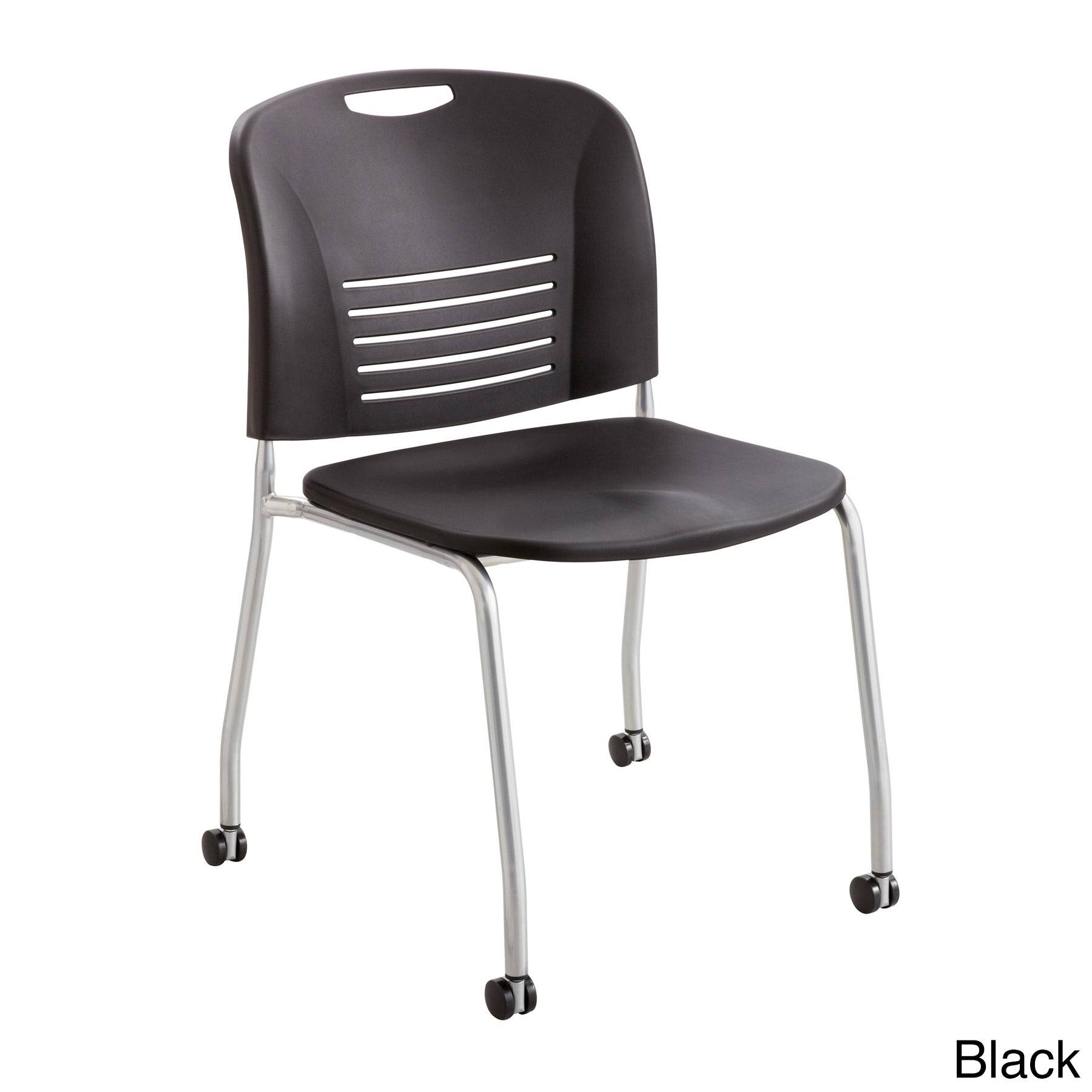 Safco VY Straight Leg Stack Chairs w/ Casters