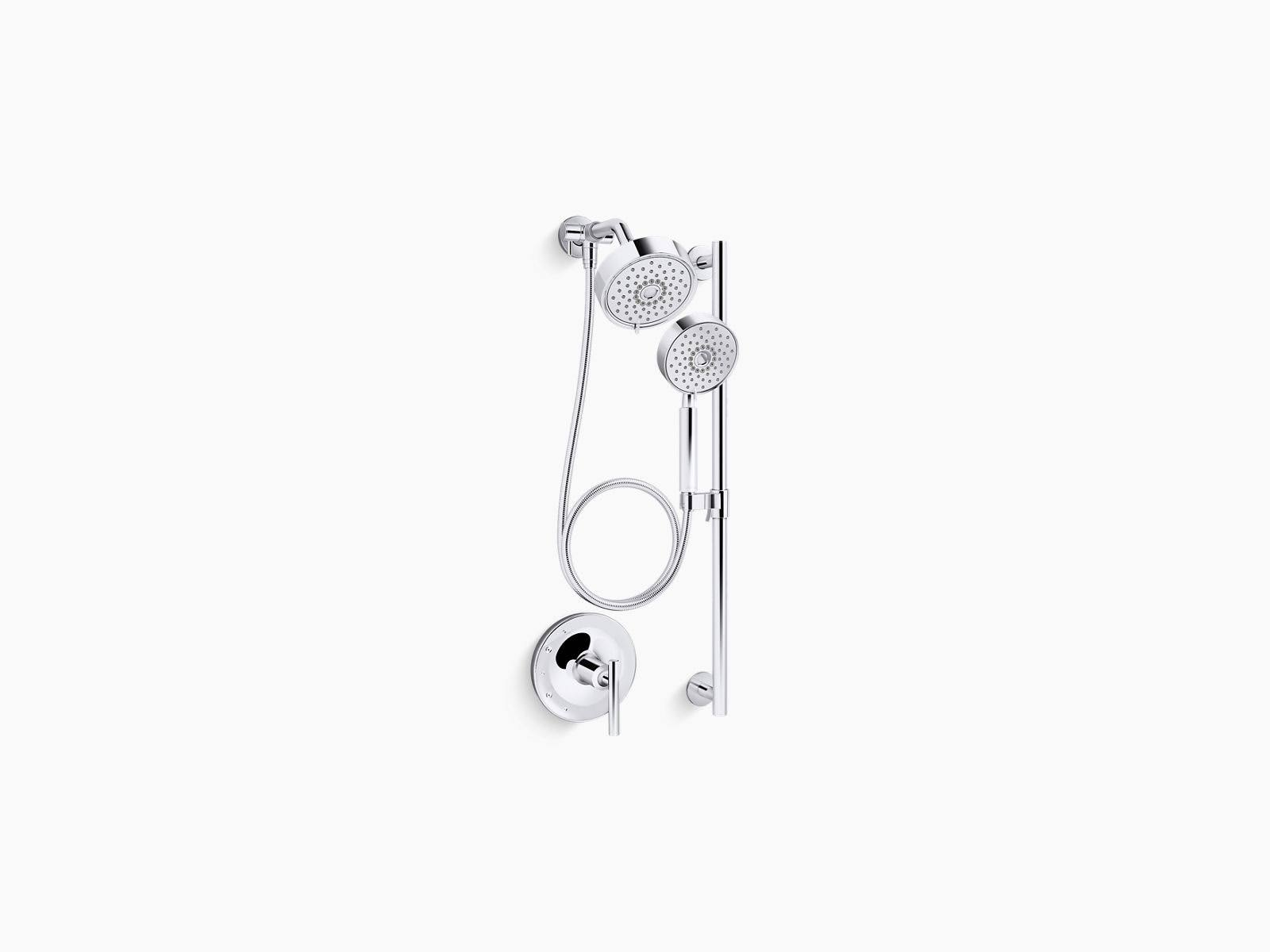 Kohler 22181-CP Purist Essentials Performance Showering Package, 2.5 GPM - Polished Chrome