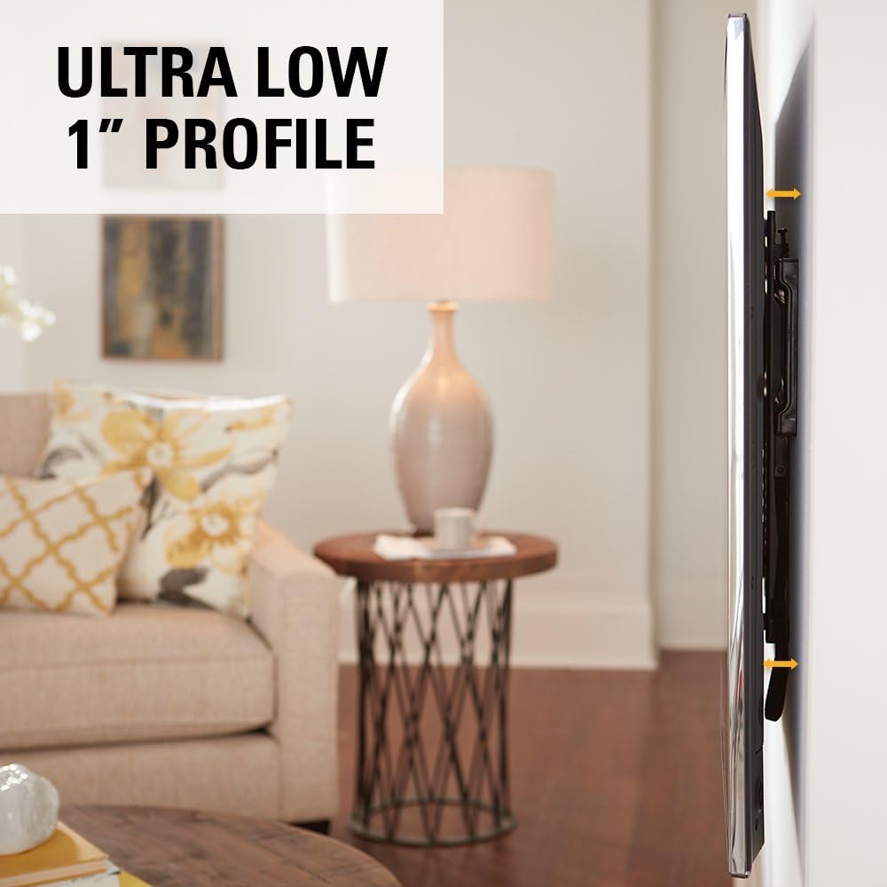 SANUS TV Wall Mount - Universal Low Profile Fixed TV Mount Bracket for 40