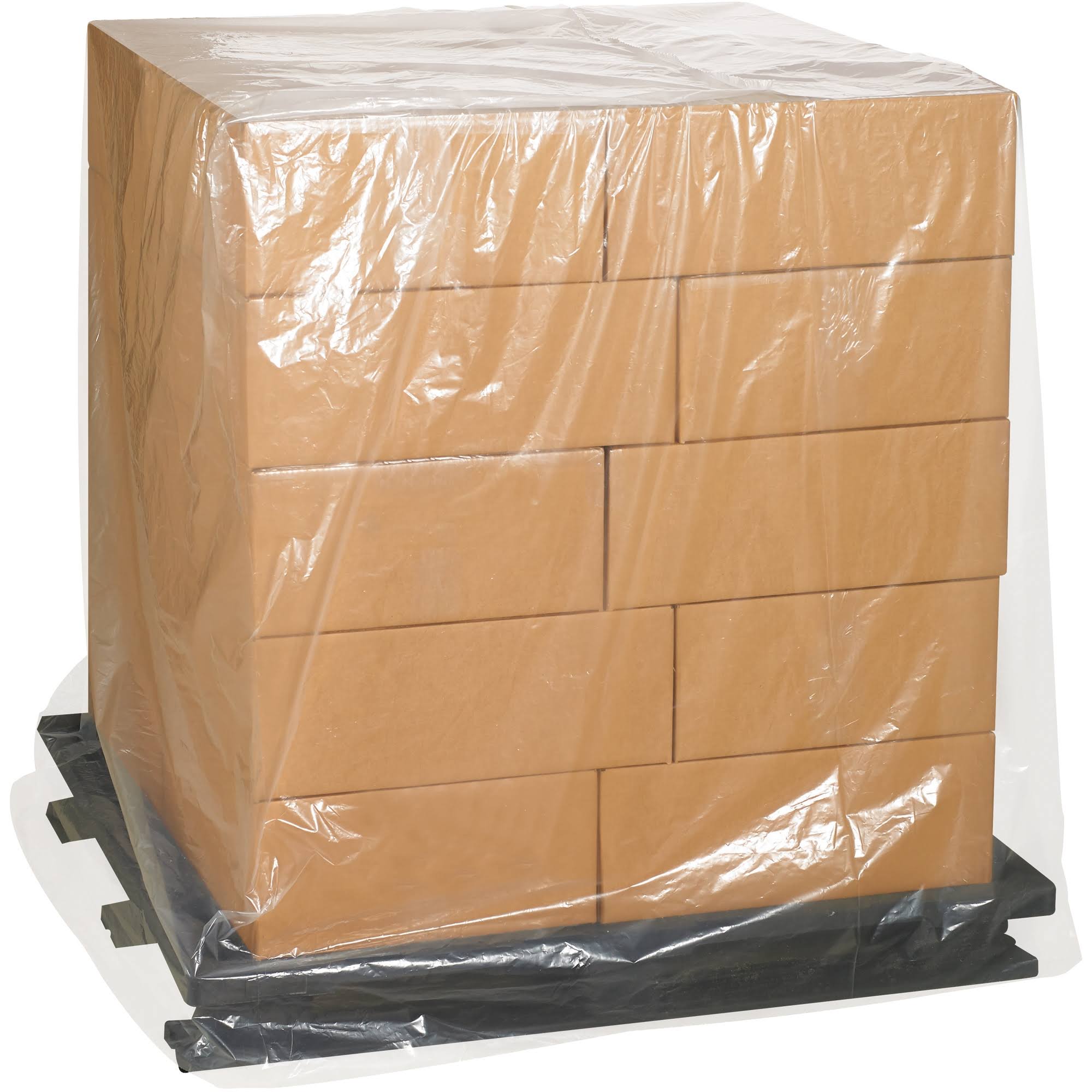 Clear Pallet Covers 48x22 x 40x22 x 72x22 3 Mil 50 Pack