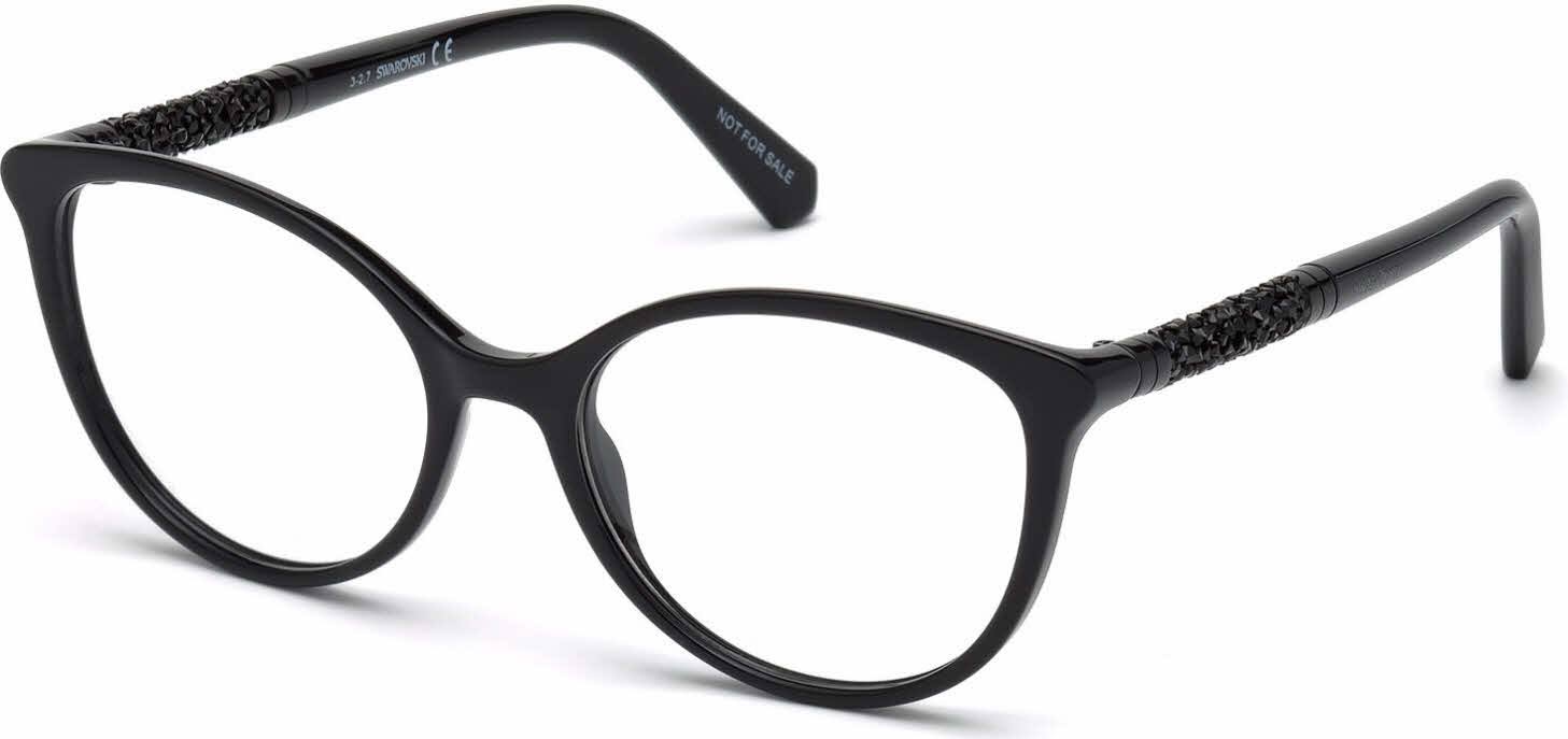 Swarovski SK5258 Eyeglasses - 001 Shiny Black