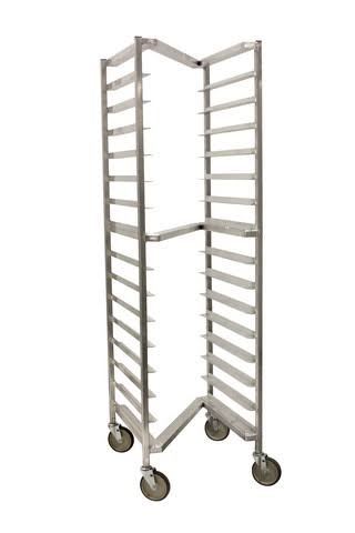 Prairie View WE3018-Z 20 Pan W-Series Z Type End Load Nesting Pan Racks - 71.5 x 20.2 x 26 in.