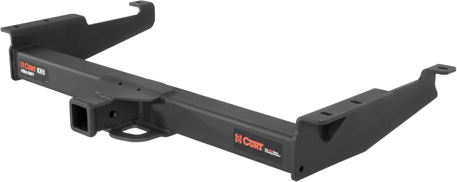 CURT 15320 Xtra Duty Class 5 Trailer Hitch, 2-In Receiver, Compatible with Select Chevrolet Express, GMC Savana , Black