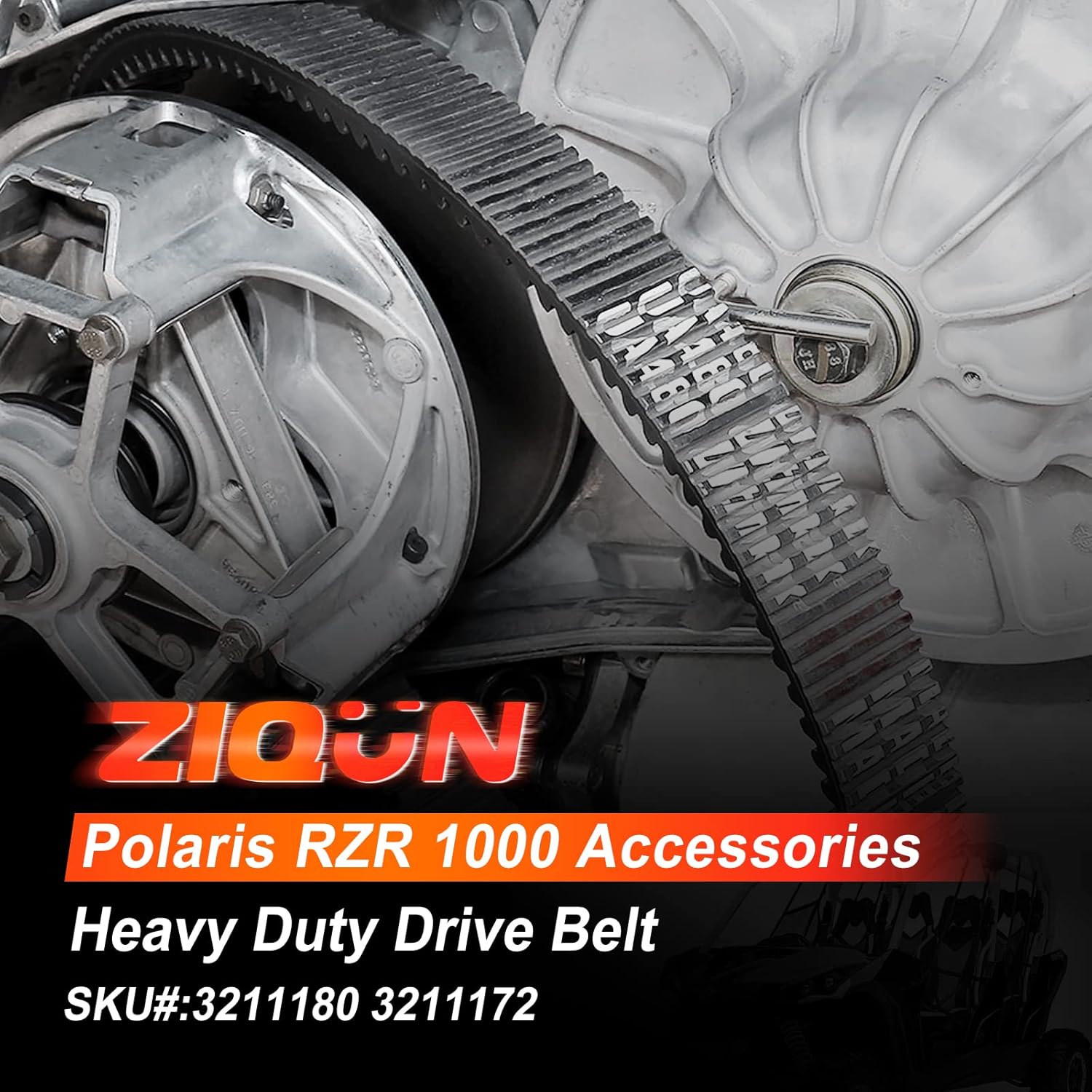 ZIQUN Drive Belt, Heavy Duty Drive Belt Compatible with 2015-2022 Polaris General RZR XP 1000 / S 1000 Replace # 3211180 3211172 3211148 3211142 3211149 3211196