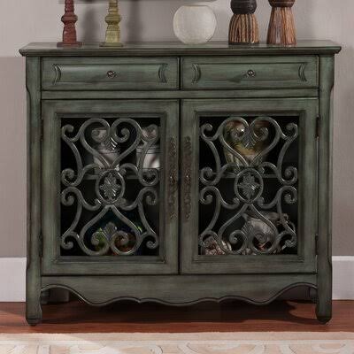 Dahill 2 Door Accent Cabinet Three Posts Color: Hood Gray