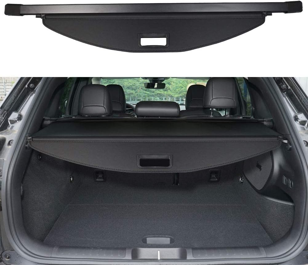 BOPARAUTO Cargo Cover for Jeep Cherokee Accessories 2019 2020 2021 Rear Trunk Shade Cover(Not fit for Grand Cherokee)