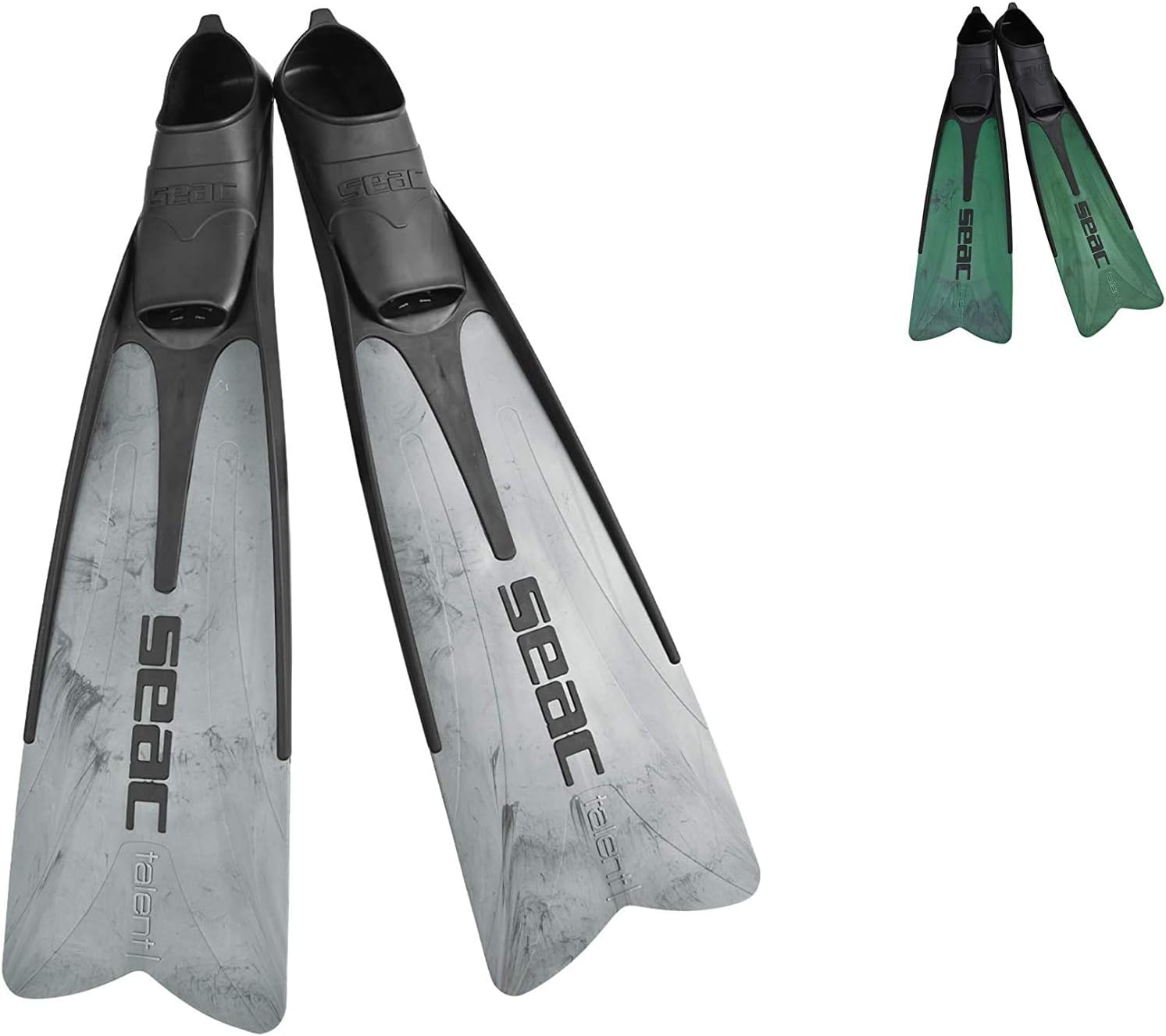 SEAC Talent Adults Medium-Long Camo Fins for Scuba Diving and Spearfishing