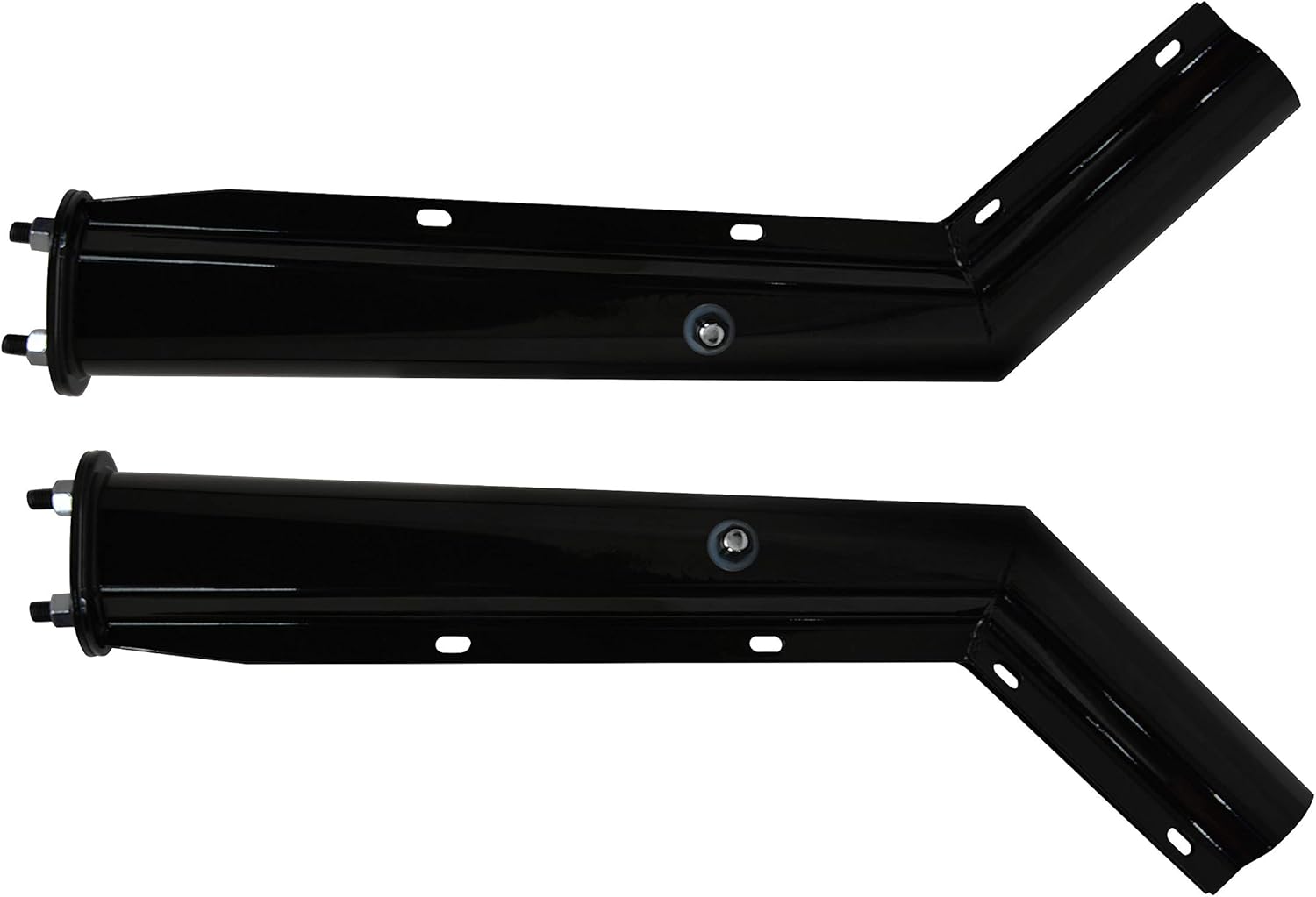 TBOZZ Black Angled Spring Loaded Mud Flap Hanger,2.5