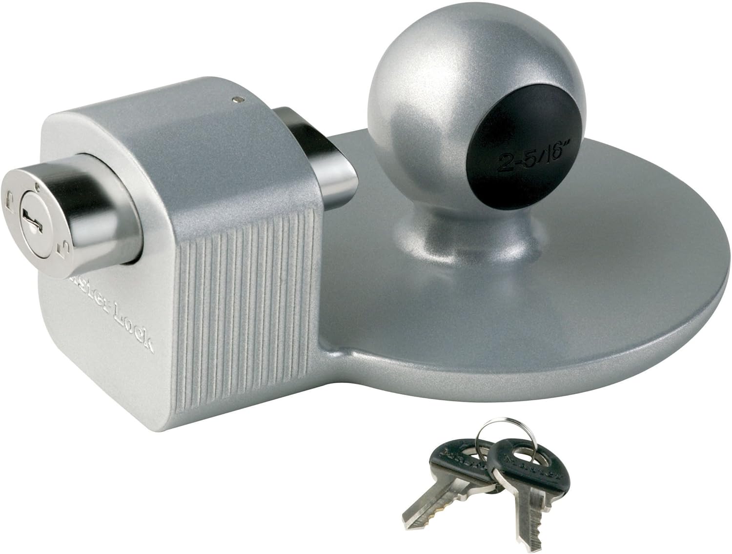 Master Lock Trailer Lock, Trailer Coupler Lock, Fits 2-5/16 in. Couplers, 378DAT Pack of 2