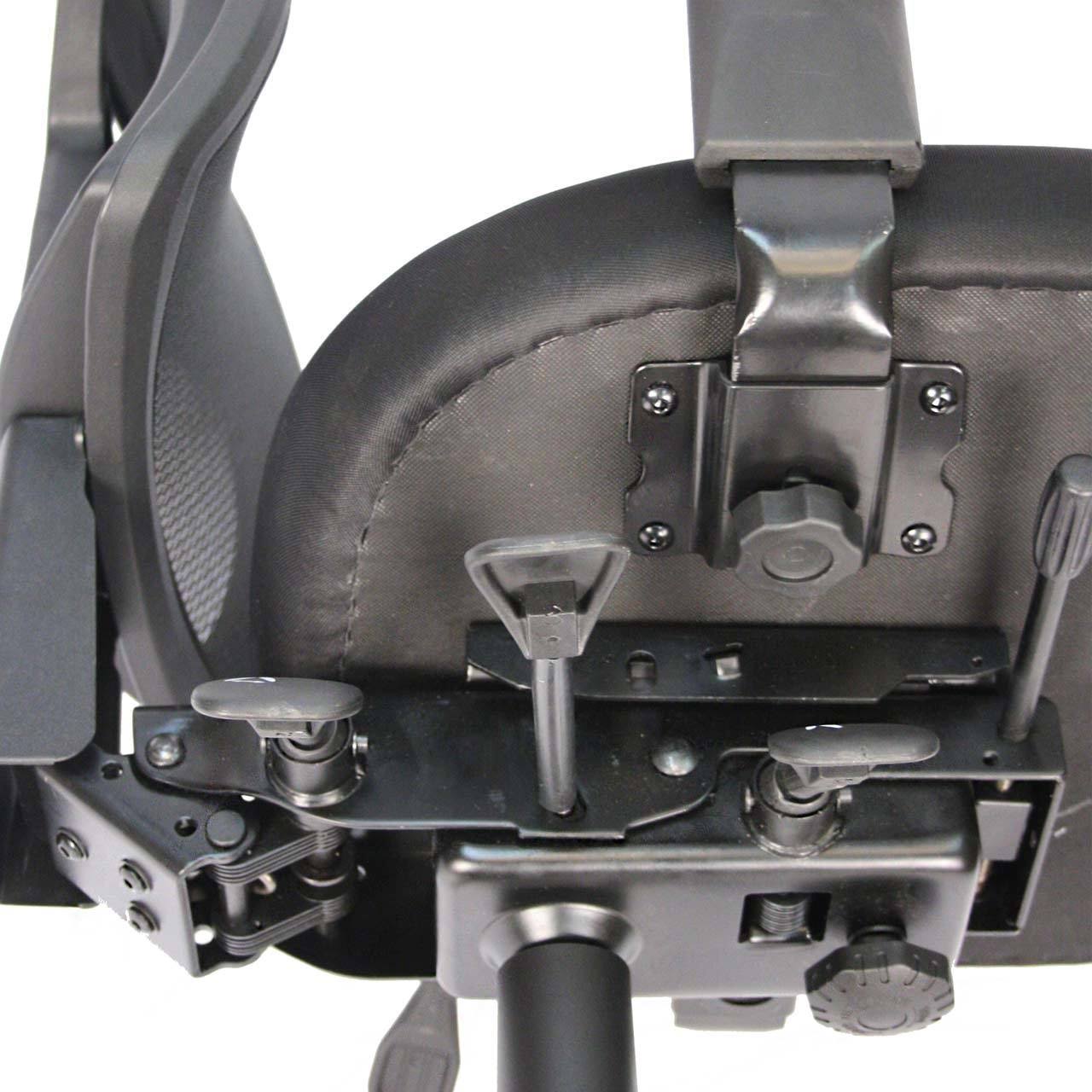 High-Back Mesh Ergonomic Multi-Function Task Chair Black (BIFMA)