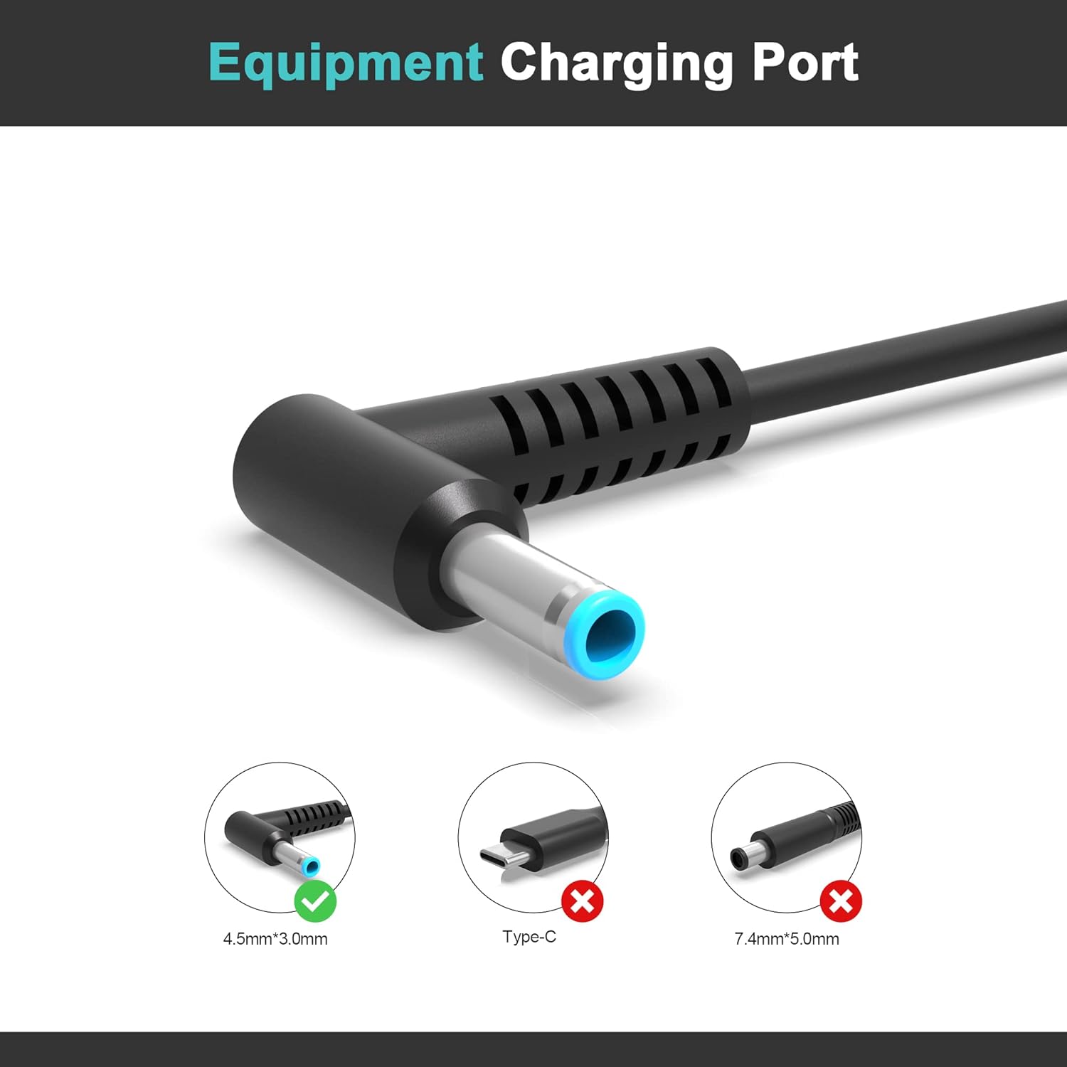135W 19.5V 6.9A AC Adapter Charger Fit for HP L15534-001 TPN-DA11 TPN-CA13 Spectre 15 x360 Omen 15 17 Pavilion Gaming 15 17 Laptop Power Supply Cord Pack of 2
