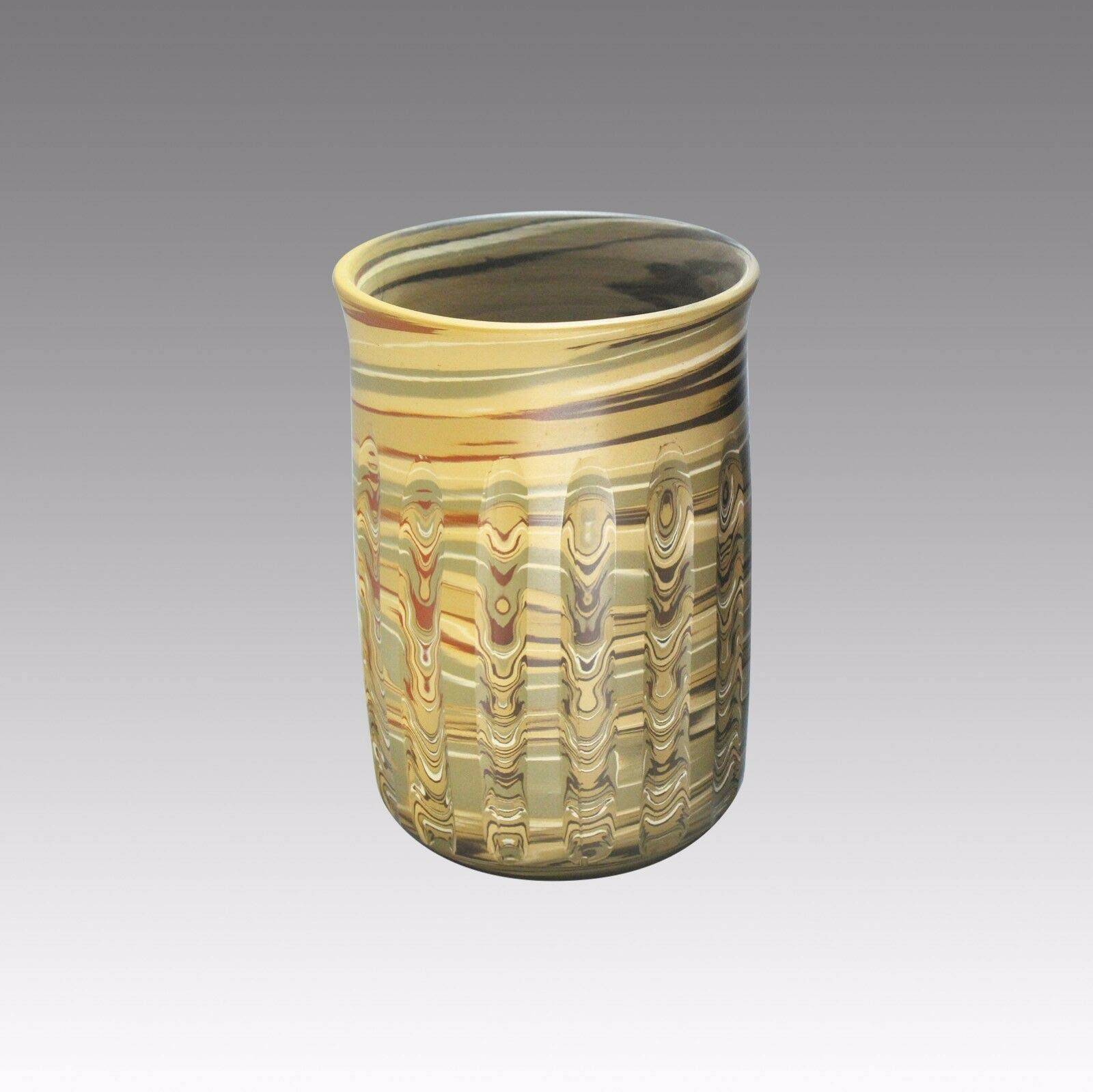 Japanese Teacups Set - Vertical Cutting - Tokoname Ceramic Ware Yunomi Chawan