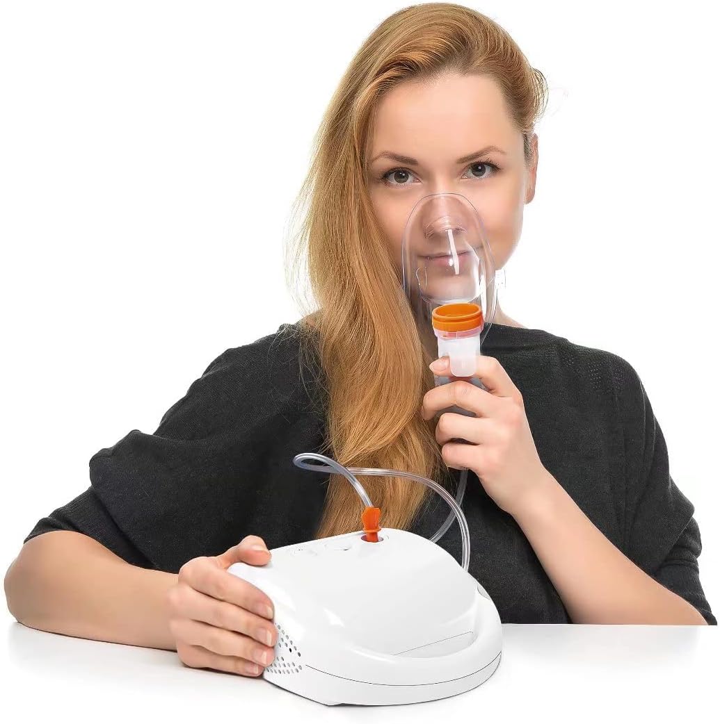 JUWA Nebulizer Machine for Adults and Kids, Portable Nebulizer Machine, Personal Cool Mist, 120V Desktop Compressor Ne with Complete Set of Accessories