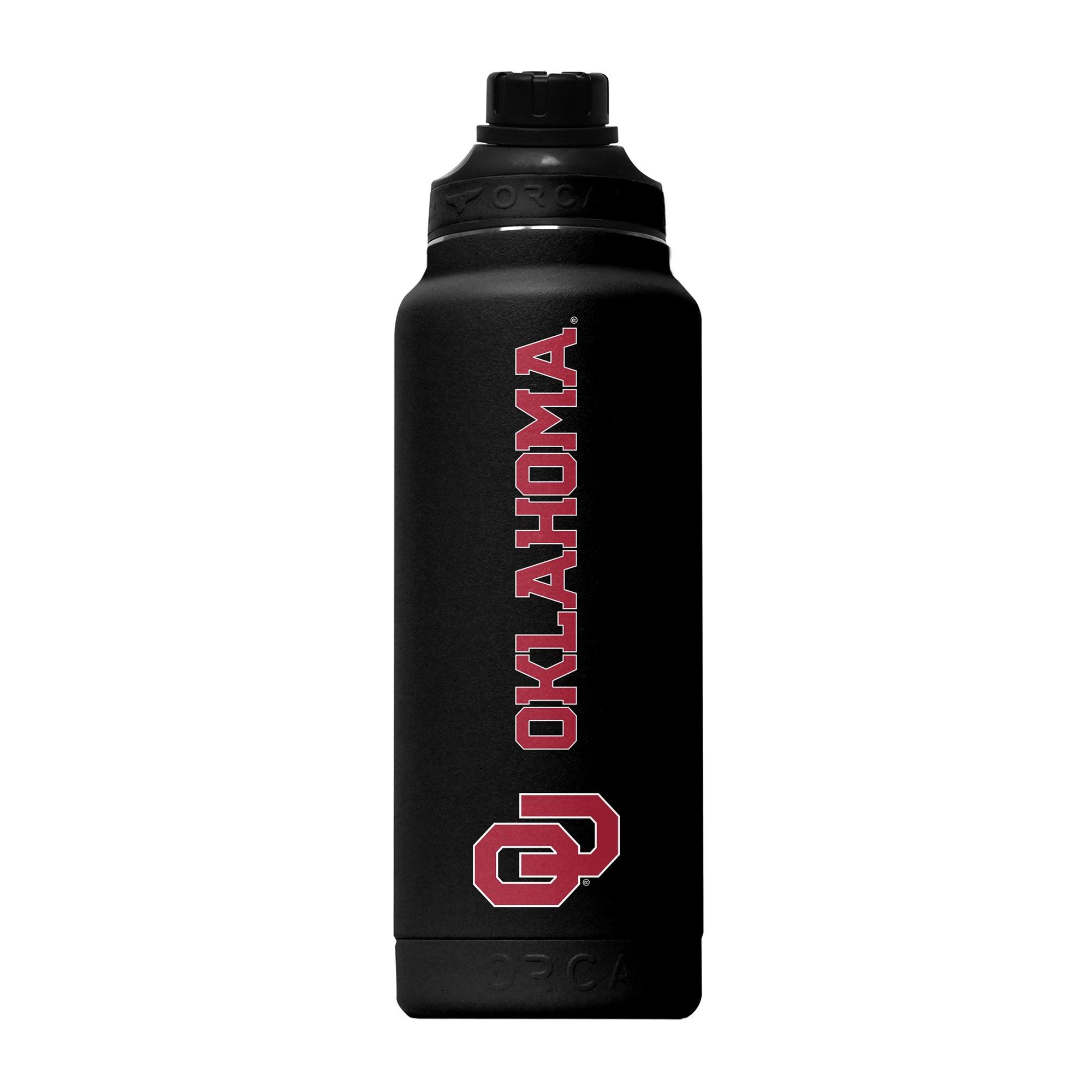Orca Oklahoma Sooners 34oz. Blackout Hydra Water Bottle