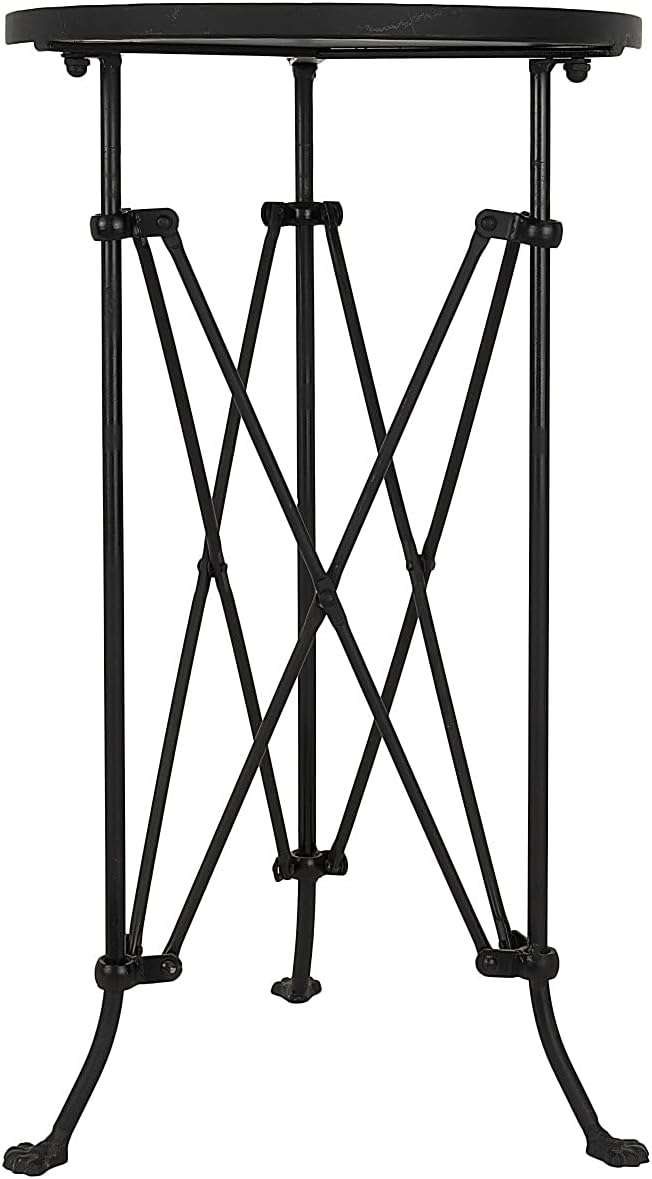 Creative Co-Op Round Metal Accent Table, 25