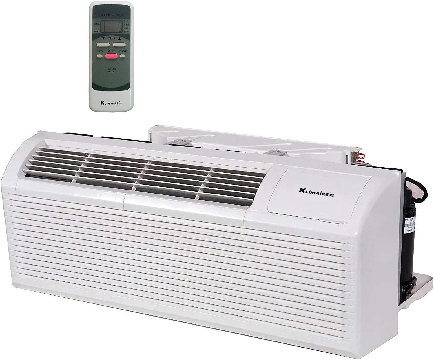 KLIMAIRE PTAC 12,000 BTU 11.6 EER Air Conditioner with 3.5kW Electric Heater 208-230V