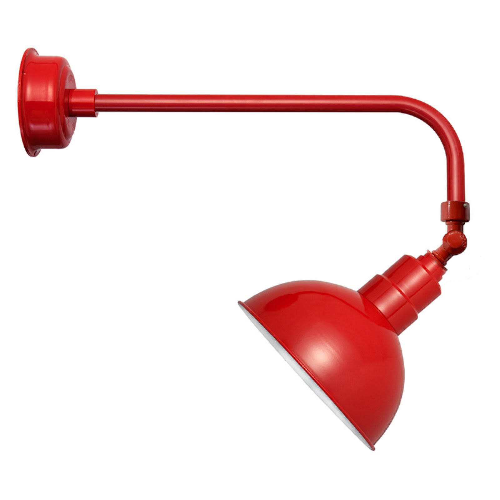 Cocoweb Blackspot LED 1-Light Outdoor Barn Light; Cherry Red