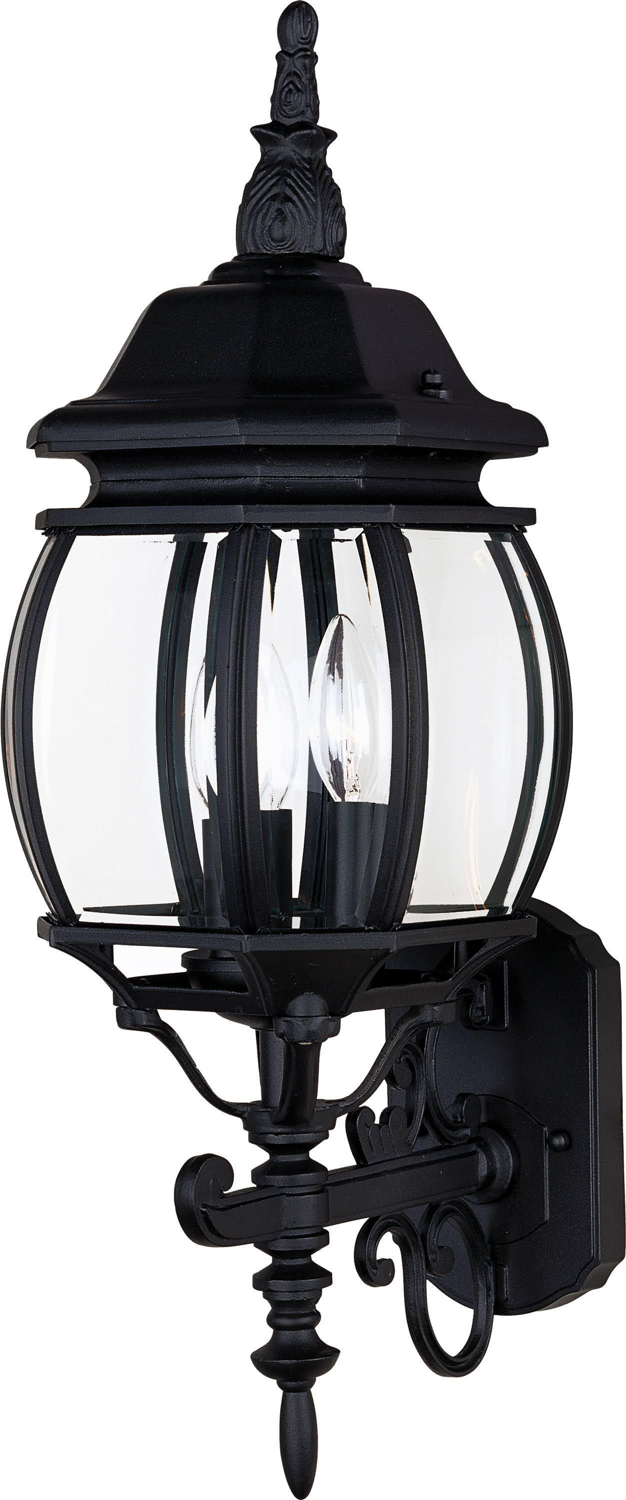 Maxim Lighting 1033BK Crown Hill Outdoor Wall Light, Black