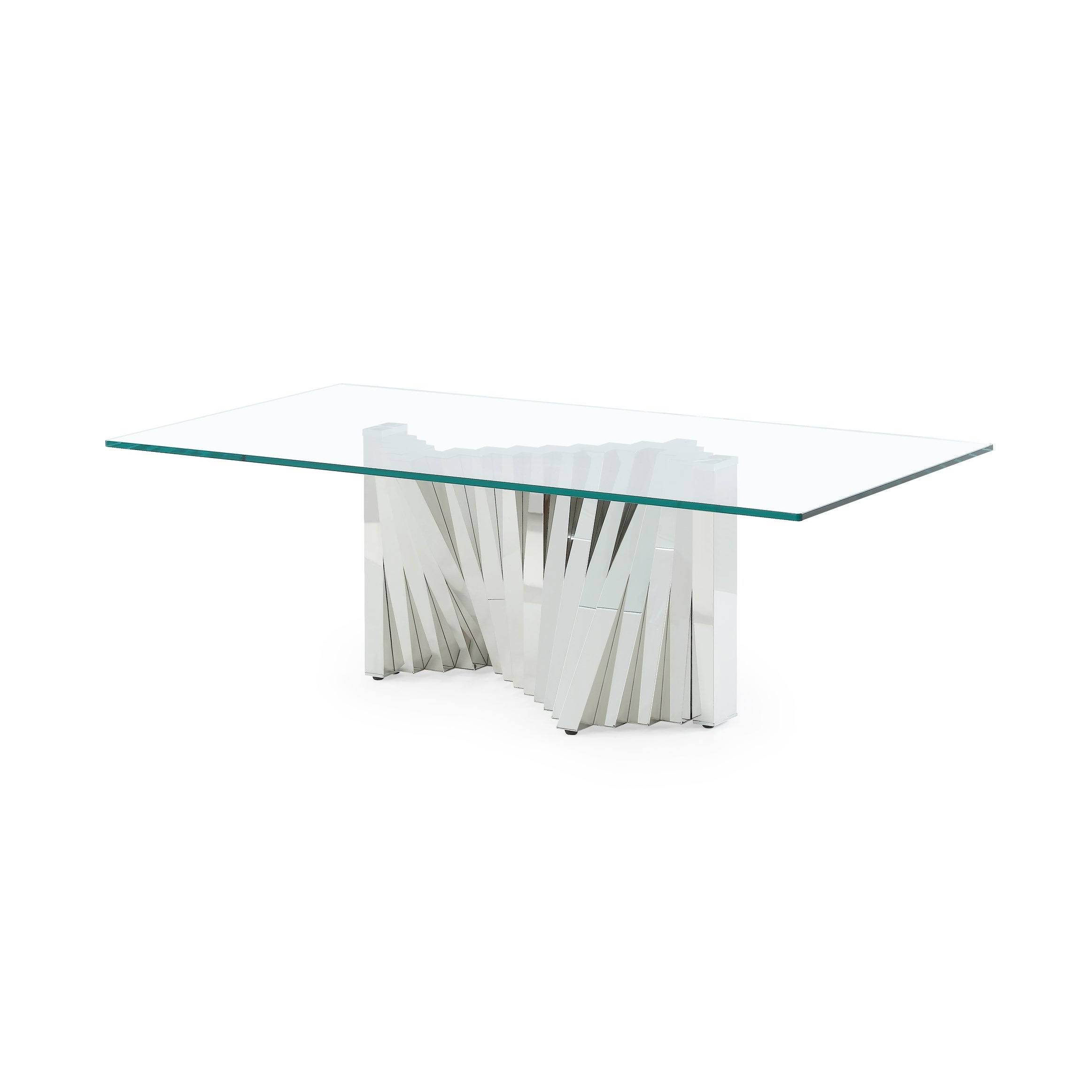 Global Accordion Style Base Cocktail Table