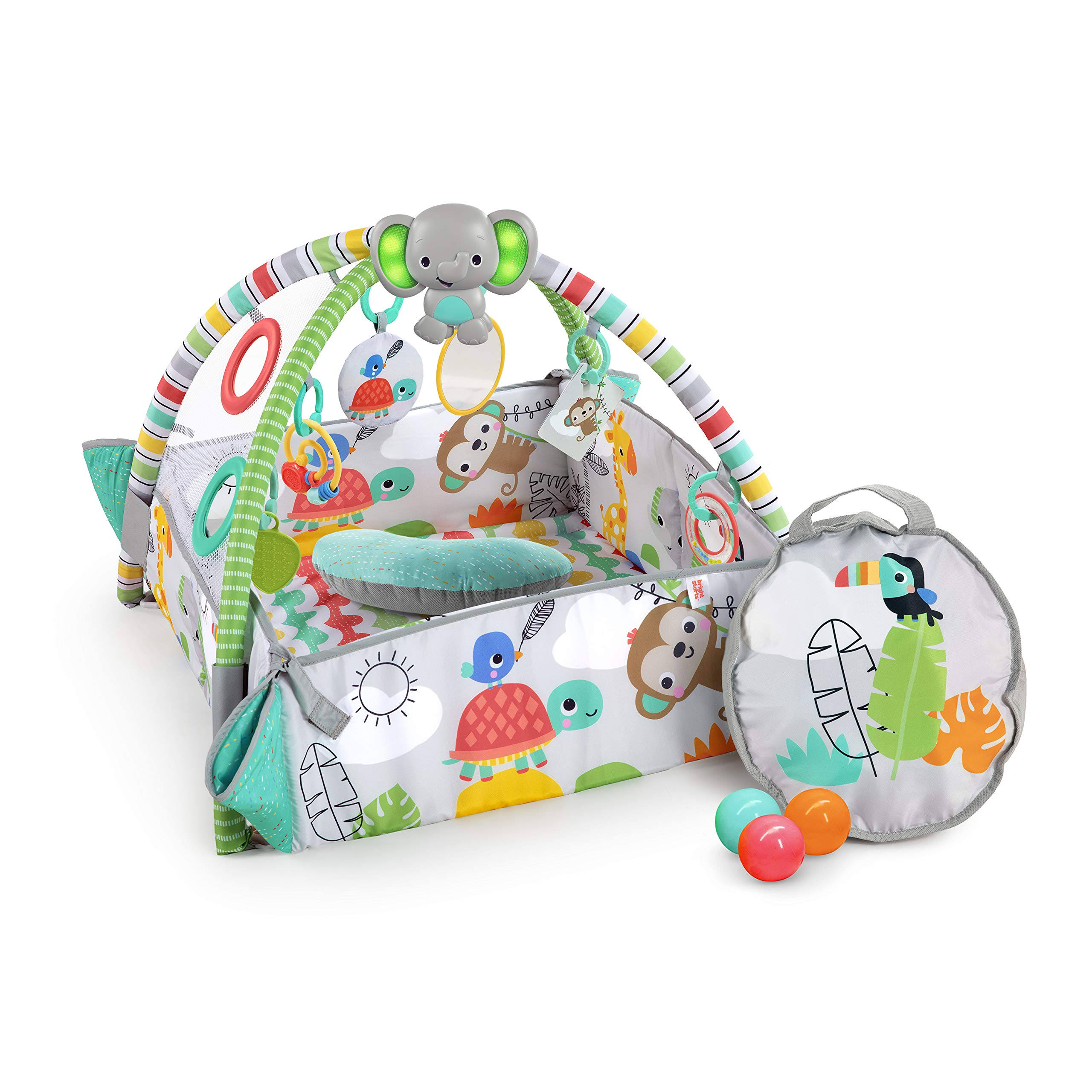 Bright Starts Your Way Ball Play Topical 5-in-1 Activity Gym and Ball Pit