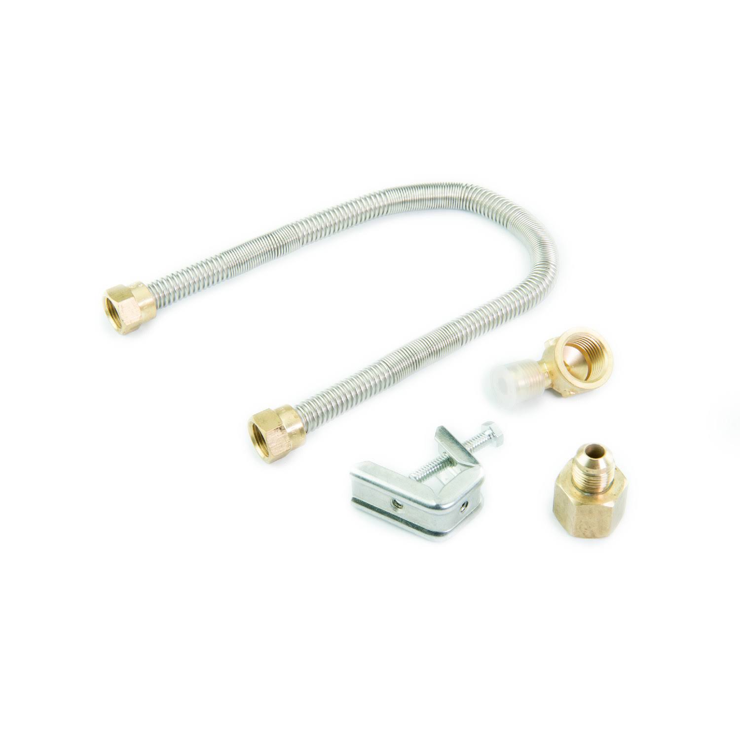 H-Burner for Fire Pits u0026 Fireplaces 18 inch, Stainless Steel, Silver