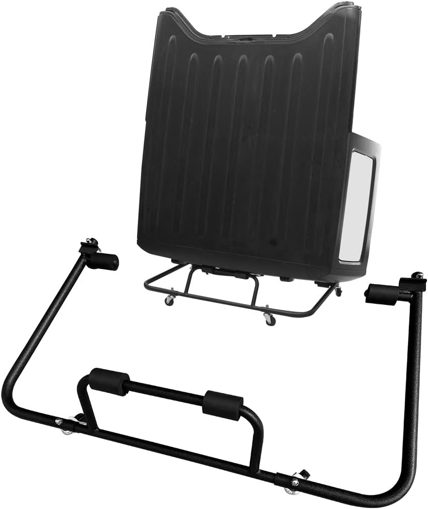 SUORTO Steel Hard top Bracket car roof Storage Sliding Rack is Compatible with 1976 and Newer Jeep CJ-7 and Jeep Wrangler YJ TJ JK JL