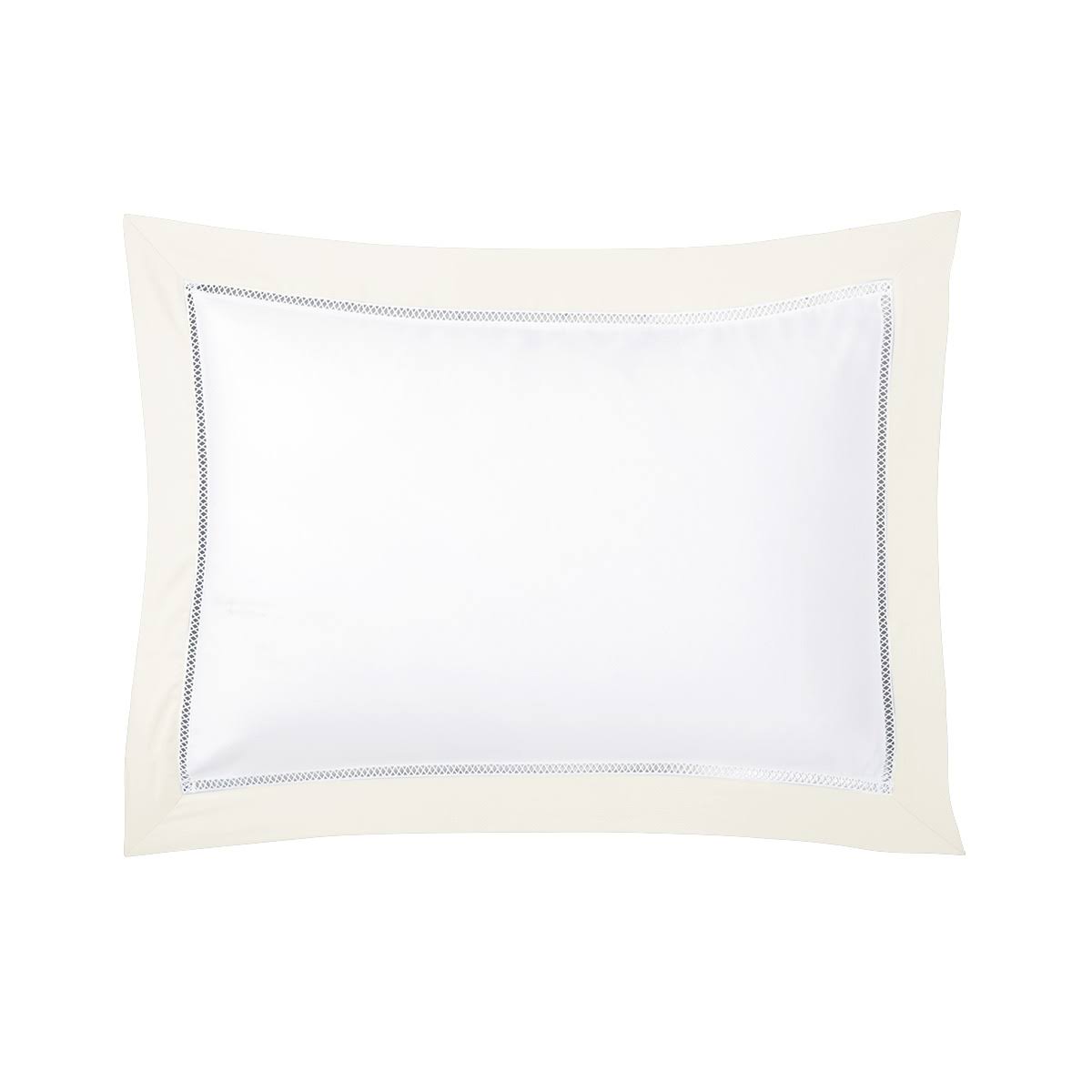 Yves Delorme Walton Bedding - Nacre (ivory) | King Sham
