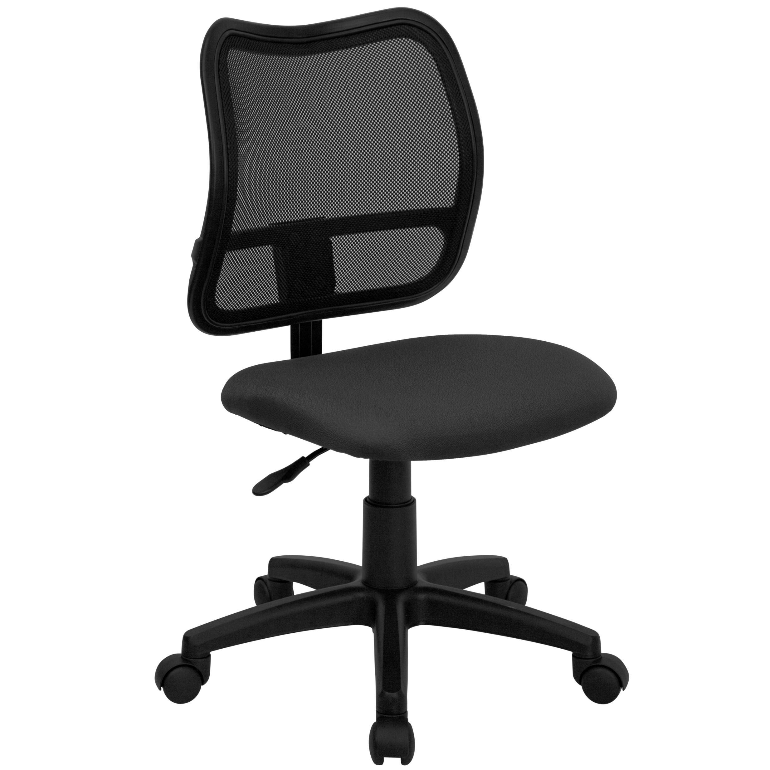 Flash Furniture Mid-Back Mesh Swivel Task Chair Black